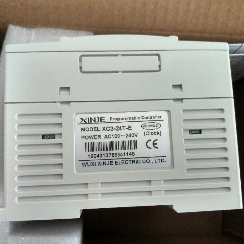 PLC CPU AC220V 14 DI NPN 10 DO Transistors  XC3-24T-E with  programming cable New