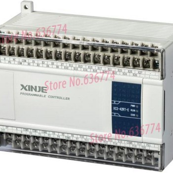 PLC CPU AC220V 24 DI NPN 18 DO Relay XC3-42R-E with  programming cable New