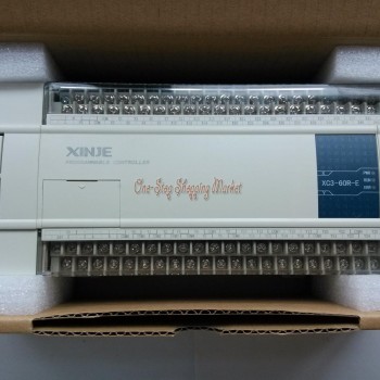 PLC CPU AC220V 36 DI NPN 24 DO Transistors  XC3-60T-E with  programming cable New