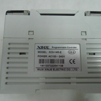 PLC CPU AC220V 8 DI NPN 6 DO Relay XC3-14R-E with  programming cable New