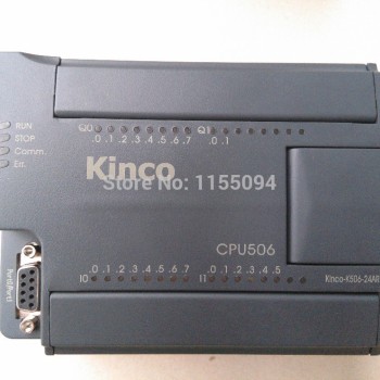 PLC CPU DC21.6-28.8V 14DI 24VDC 10DO 24V transistor K506-24DT with Free Programming Cable&Software New