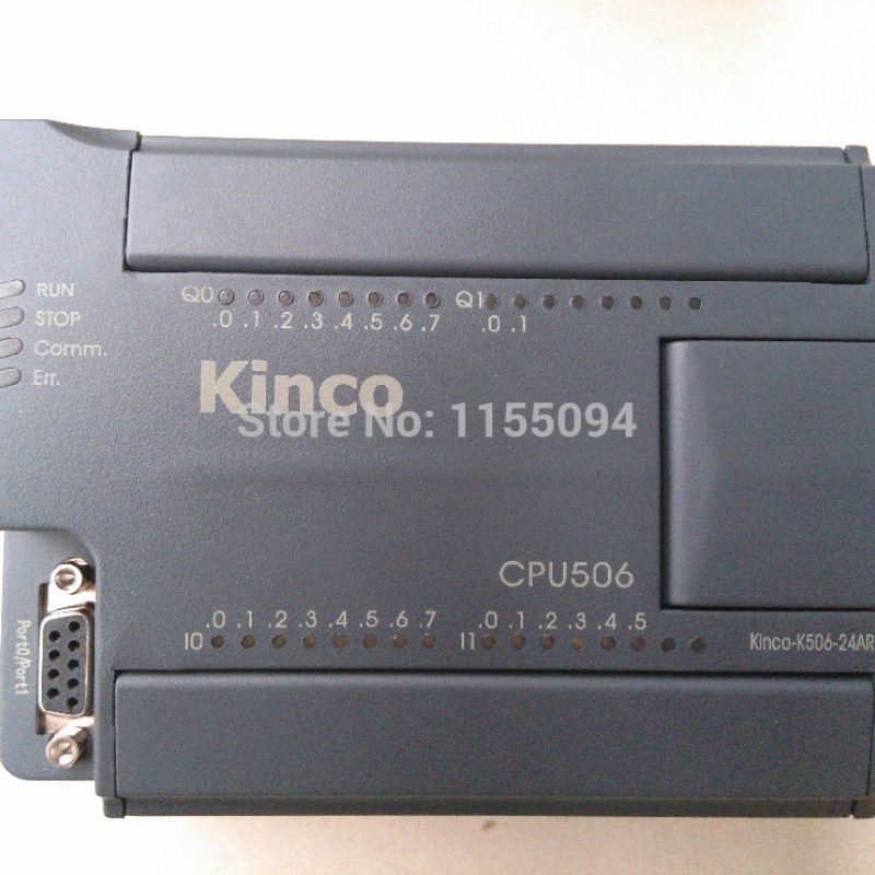 PLC CPU DC21.6-28.8V 14DI 24VDC 10DO relay K506-24DR with Free Programming Cable&Software New