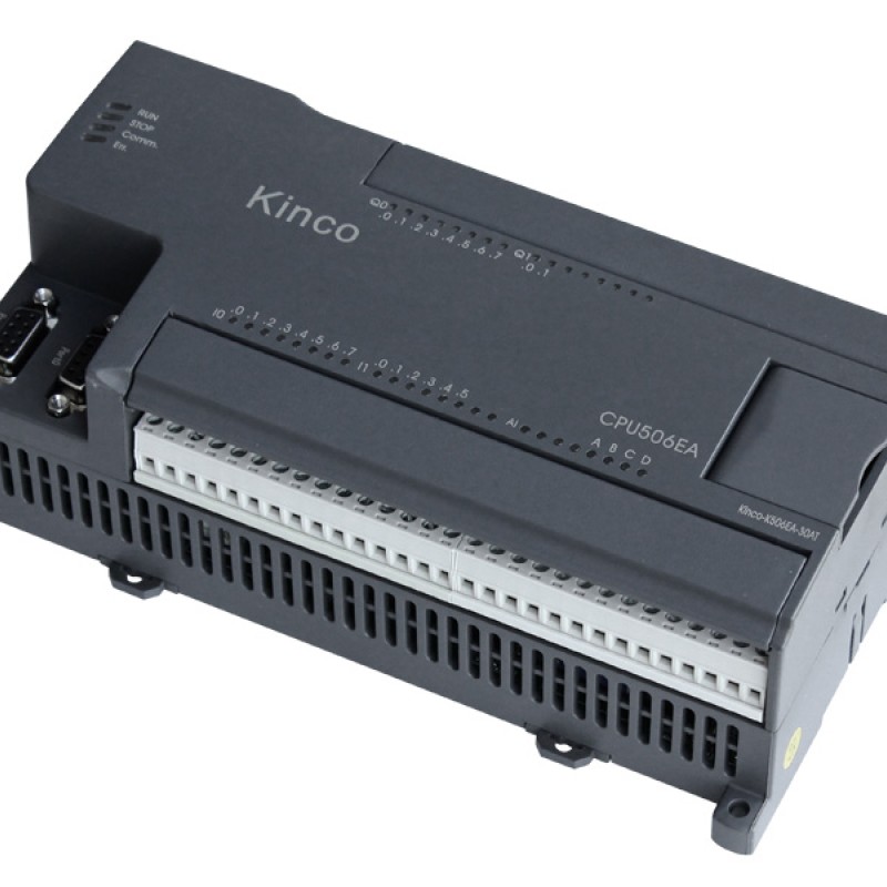 PLC CPU DC21.6-28.8V 14DI 24VDC 4AI IV 10DO 24V 2AO IV transistor K506EA-30DT with Free Programming Cable&Software New