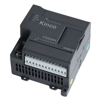 PLC CPU AC85-265V 8DI 24VDC 6DO relay K504EX-14AR with Free Programming Cable&Software New