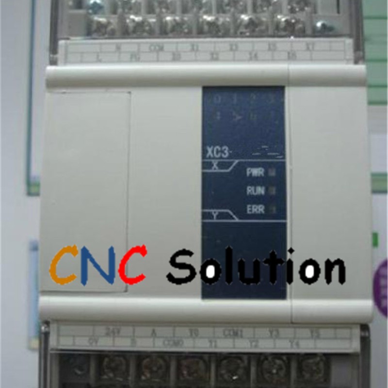 PLC CPU DC24V 8 DI NPN 6 DO Relay&Transistors XC3-14RT-C with  programming cable New