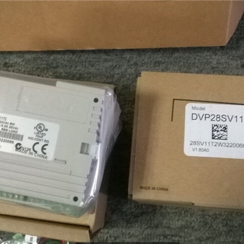 PLC DC24V 16 DI 12 DO transistor Delta DVP28SV11T2 New