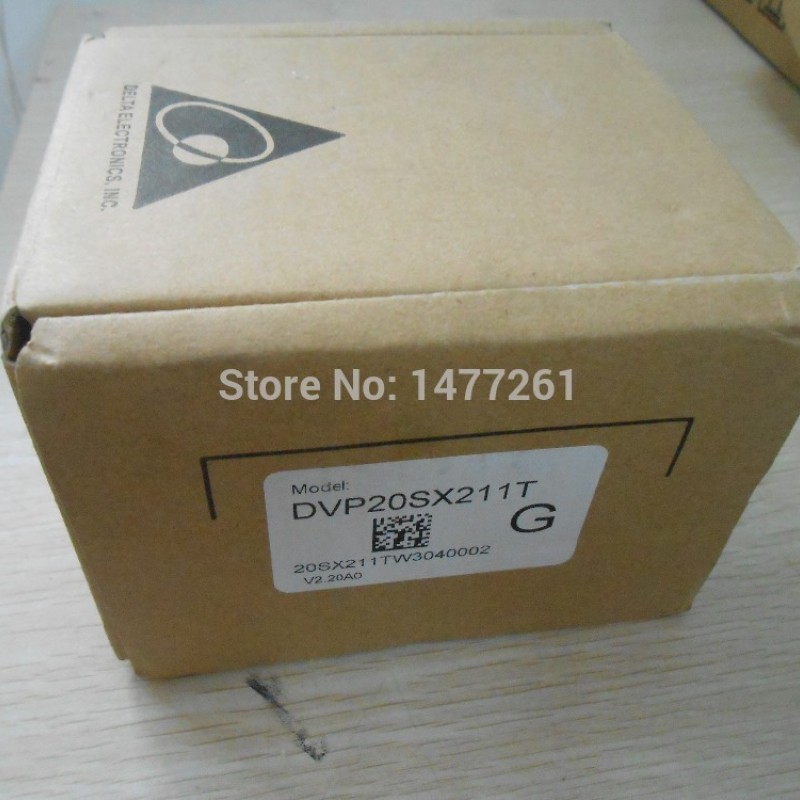 PLC DC24V 8 DI 4 AI 6 DO 2 AO transistor  Delta DVP20SX211T New
