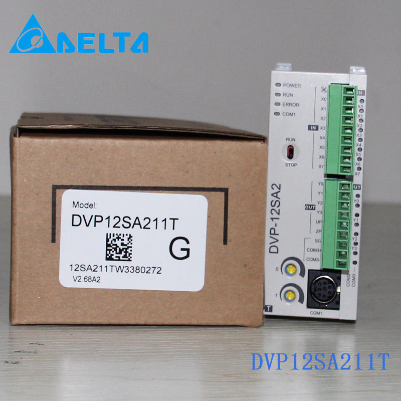 PLC DC24V 8 DI 4 DO transistor Delta DVP12SA211T New