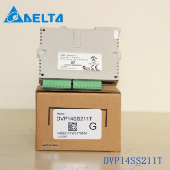 PLC DC24V 8 DI 4 DO transistor  Delta DVP14SS211T New