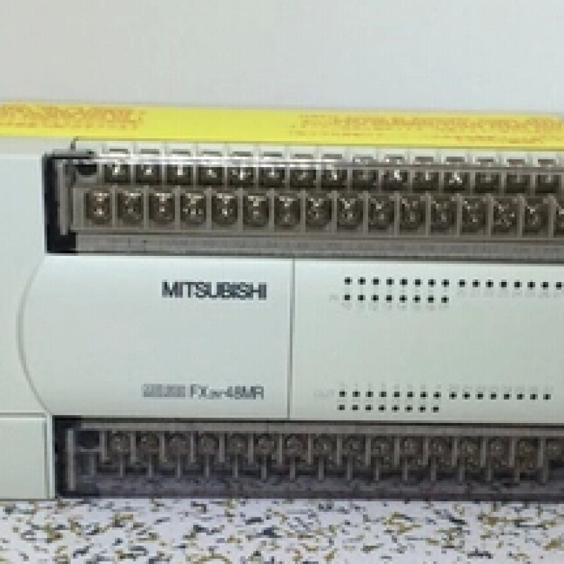 PLC Main Unit AC 220V 24 DI 24 DO Relay FX2N-48MR-001 Mit New