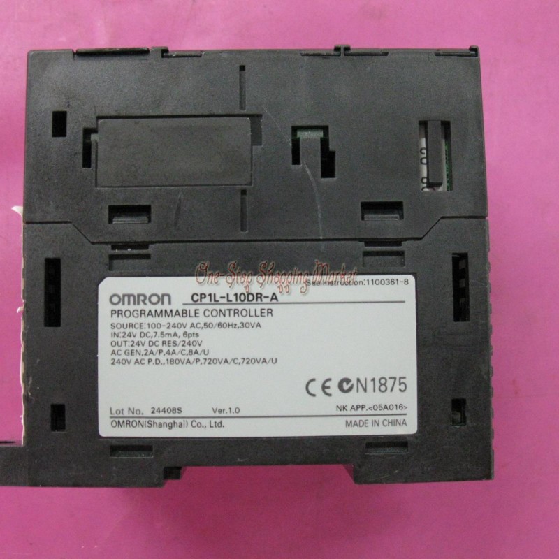 PLC Main Unit AC220V 6 DI 4 DO relay CP1L-L10DR-A New