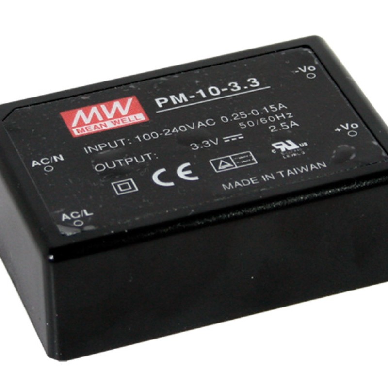 PM-10-15 10W 15V0.67A plastic micro-leakage type Class2 medical board Meanwell Power Supply