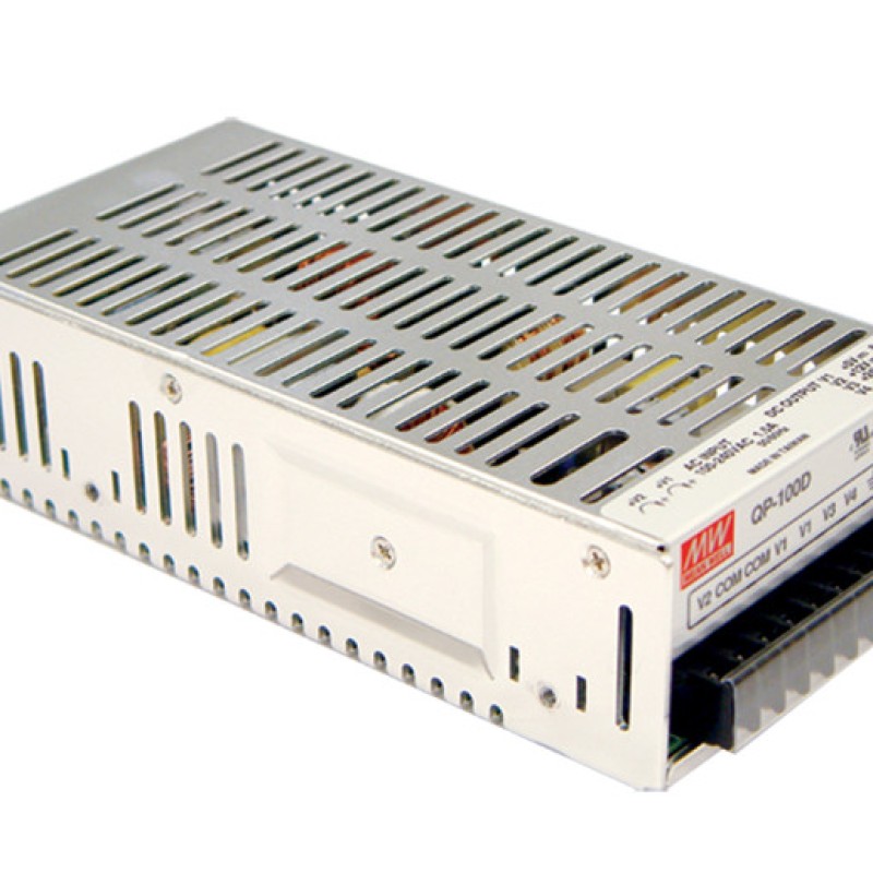 QP-100C MEAN WELL 100W +5V10A +15V3A -15V1A -5V1A Four Outputs Switching Power Supply