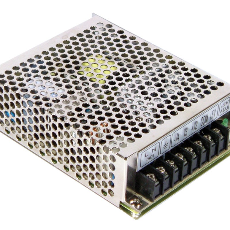 RQ-65D MEAN WELL 65W +5V8A +12V3A +24V1.5A -12V1A Four Outputs Switching Power Supply