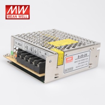 S-25-12 MEAN WELL 25W 12V2.1A Single Output Switching Power Supply