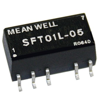 SFT01L-05 MEAN WELL 1W 5V-5V Unregulated Single Output DC-DC Converter Module Power