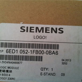 SIEMENS 6ED1052-1FB00-0BA6 8DI 4DO 115V/230VDC LOGO PLC