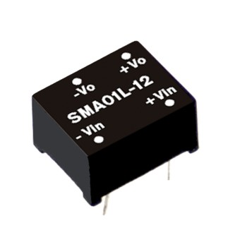 SMA01L-05 MEAN WELL 1W 5V-5V Unregulated Single Output DC-DC Converter Module Power