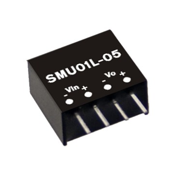 SMU01L-05 MEAN WELL 1W 5V-5V Unregulated Single Output DC-DC Converter Module Power