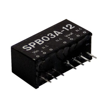 SPB03A-05 MEAN WELL 3W 9~18V Input 5V Regulated Single Output DC-DC Converter Power Supply