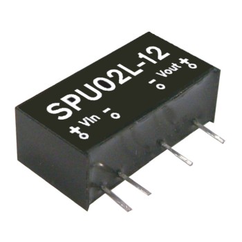 SPU02L-05 MEAN WELL 2W 5V-5V Unregulated Single Output DC-DC Converter Module Power