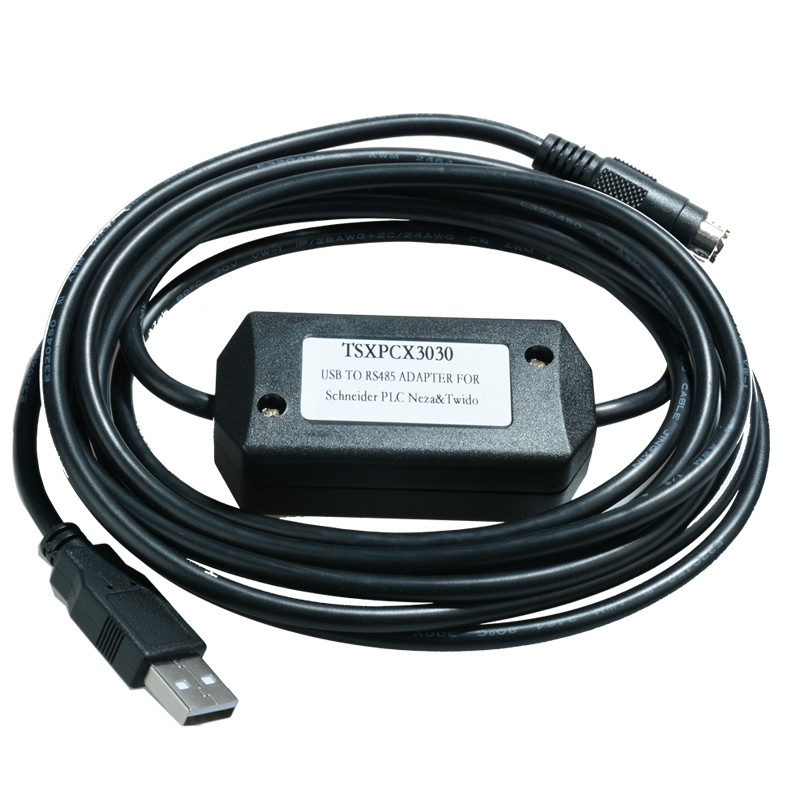 TSXPCX3030 USB interface PLC programming cable for Schneider Twido series PLC Can TER & AUX communication port of PLC Ro