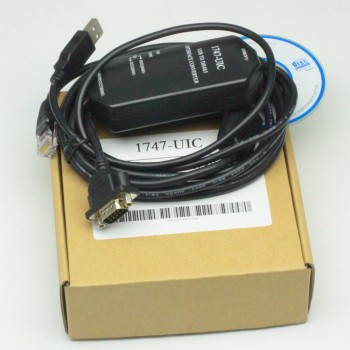 USB-1747PIC USB interface programming communication interface cable for A-B SLC series PLC RS232/DH-485 interface