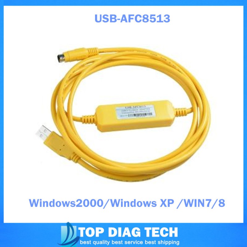 USB-AFC8513 USB interface PLC programming cable with communication indicator light for Panasonic FP0/FP2/FP-M series PLC