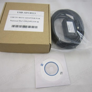 USB-AFC8513 USB interface programming cable with communication indicator light for Panasonic FP0/FP2/FP-M series PLC Len