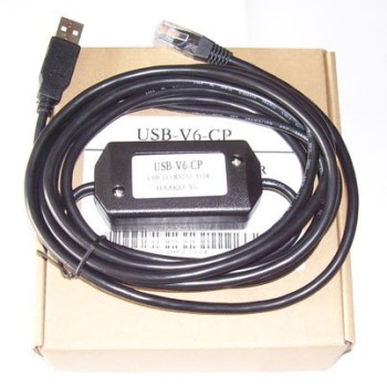 USB-V6-CP USB interface programming cable for Hakko V series HMI Crystal joint Length:3m