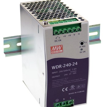 WDR-240-24 MEAN WELL 240W 24V10A Single Input Switching Power Supply