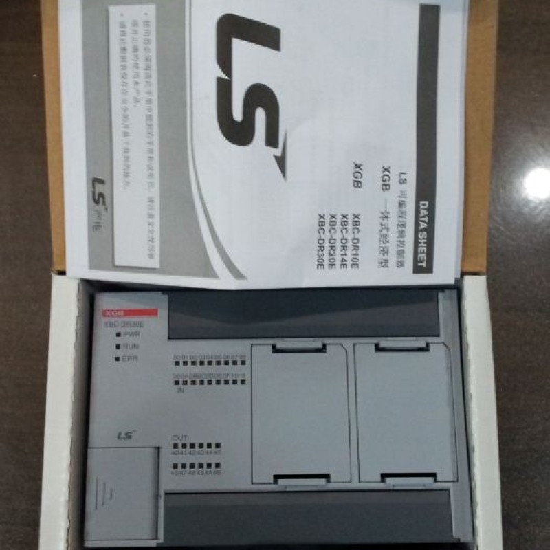 XBC-DR30E LS PLC XGB AC100~220V power supply DC 24V input 18 point relay output 1 2 point 1Year Warranty
