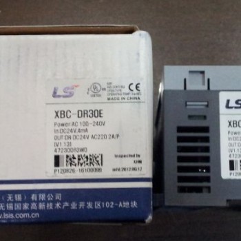 XBC-DR30E LS PLC XGB AC100~220V power supply DC 24V input 18 point relay output 1 2 point 1Year Warranty